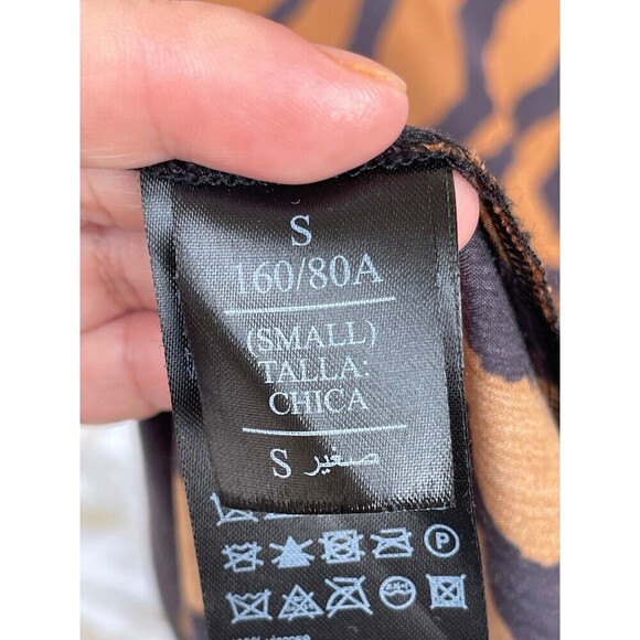 AllSaints animal print slip dress size small - Picture 11 of 12